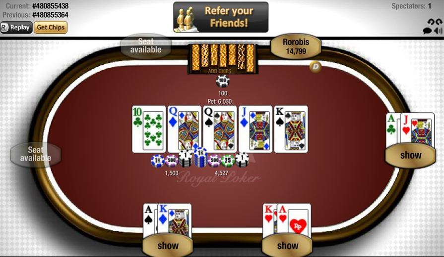 Play Free Poker Games Online